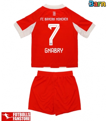 Bayern Munich Serge Gnabry #7 Hemmatröja Barn 2025-26 Kortärmad (+ Korta byxor)